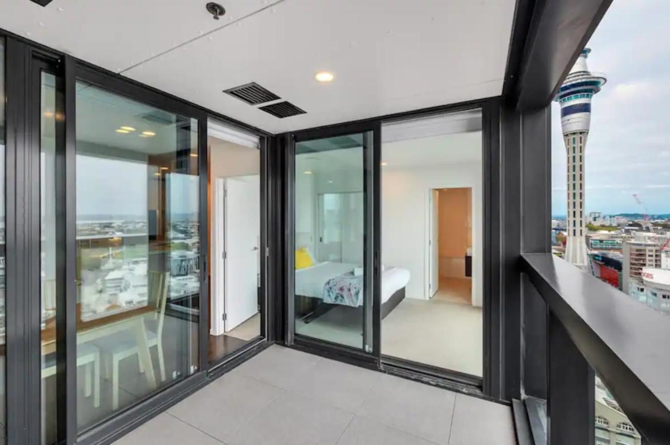 شقة Magnificent Skytower, Sea, Habour View In Cbd أوكلاند المظهر الخارجي الصورة