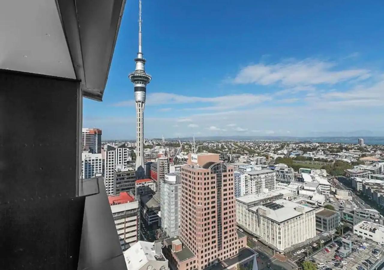 شقة Magnificent Skytower, Sea, Habour View In Cbd أوكلاند المظهر الخارجي الصورة